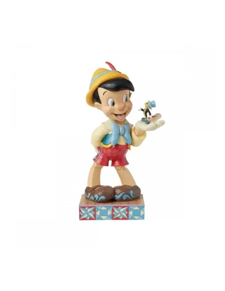Figura enesco disney pinocchio & pepito grillo