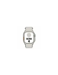 Apple Watch Ultra 4/ GPS/ 49mm/ Caja de Titanio Natural/ Correa Ocean Gris Translúcido