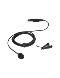 CLEARONE LAVALIER, CARDIOID, BLACK COLOR MICROPHONE FOR WIRELESS BELTPACK TRANSMITTER (910-6004-040)
