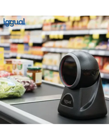 iggual Lector código barras sobremesa 2D USB