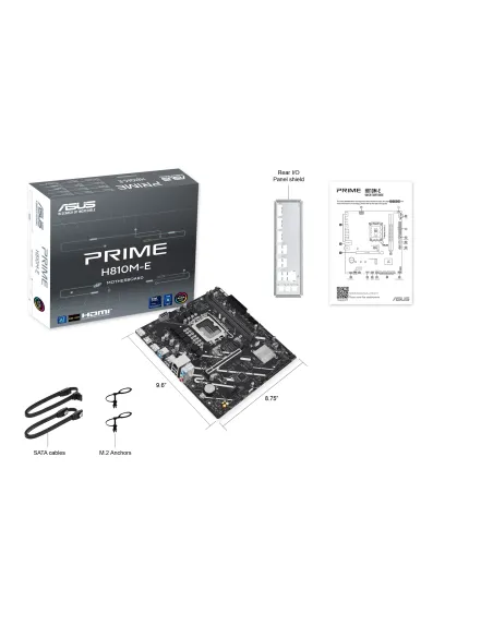 ASUS PRIME H810M-E-CSM Intel H810 LGA 1851 (Socket V1) micro ATX