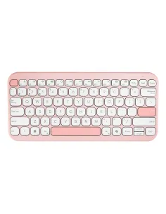 ASUS Marshmallow Keyboard KW100 teclado Hogar Bluetooth QWERTY Rosa