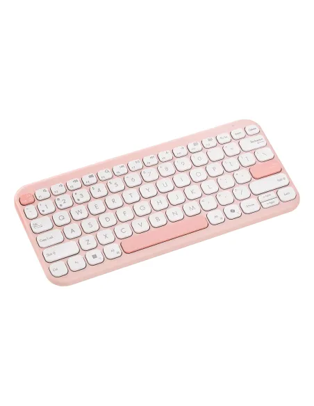ASUS Marshmallow Keyboard KW100 teclado Hogar Bluetooth QWERTY Rosa