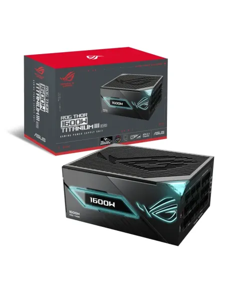 ASUS ROG -THOR-1600T3-GAMING-EVO unidad de fuente de alimentación 1600 W 20+4 pin ATX ATX Gris