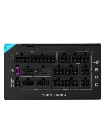 ASUS ROG -THOR-1600T3-GAMING-EVO unidad de fuente de alimentación 1600 W 20+4 pin ATX ATX Gris