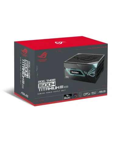 ASUS ROG -THOR-1600T3-GAMING-EVO unidad de fuente de alimentación 1600 W 20+4 pin ATX ATX Gris