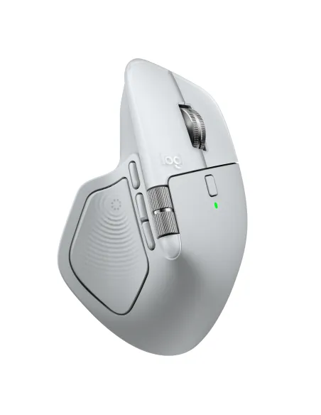 Logitech MX Master 4 for Mac, ratón Bluetooth ergonómico con respuesta háptica avanzada, desplazamiento ultrarrápido, carga