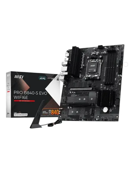 MSI Pro B840-S EVO WIFI6E AMD B840 Zócalo AM5 ATX