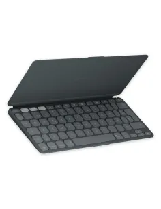Logitech Keys-To-Go 2, teclado inalámbrico portátil para iPad con tapa integrada, estilizado y compacto, para iPad, iPhone, Mac