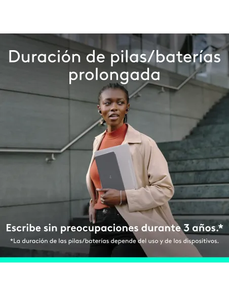 Logitech Keys-To-Go 2, teclado inalámbrico portátil para iPad con tapa integrada, estilizado y compacto, para iPad, iPhone, Mac