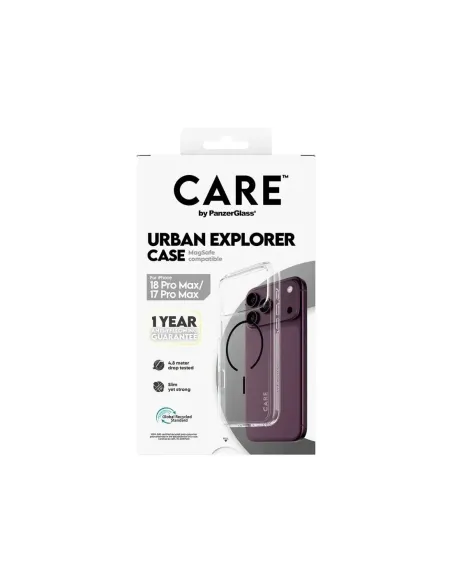 Care Urban Case Trans Black MagSafe iP 18PMx 17PMx