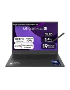 Portatil lg gram pro 16t90tp - k u7 - 255h -  32gb -  ssd 1tb -  16 pulgadas -  w11h
