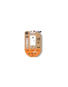 Cargador de Pared Tech One Tech TEC2231/ 1xUSB Tipo-C/ 1xUSB + Cable USB Tipo-C/ 30W/ Blanco