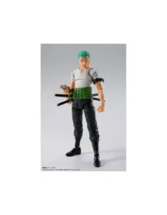 Roronoa zoro - romance dawn -  fig. 15 cm one piece sh figuarts re - run