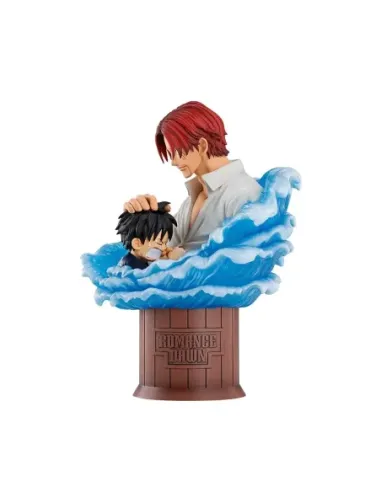 Figura ichibansho one piece shanks & luffy(red hair pirates) 15cm