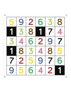 Tapete numeros tilk bee - bot - blue - bot