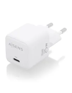 AISENS Cargador GaN 25W, 1xUSB-C PD3.0 QC4.0, Blanco 2