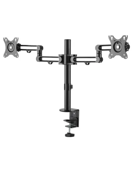 StarTech.com Soporte de Escritorio para 2 Monitores - Mordaza Ojal para Escritorio - Brazo Articulado Ergonómico para Monitores