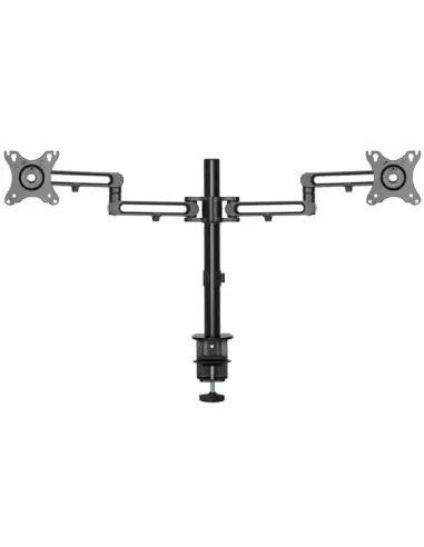 StarTech.com Soporte de Escritorio para 2 Monitores - Mordaza Ojal para Escritorio - Brazo Articulado Ergonómico para Monitores