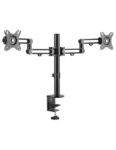 StarTech.com Soporte de Escritorio para 2 Monitores - Mordaza Ojal para Escritorio - Brazo Articulado Ergonómico para Monitores