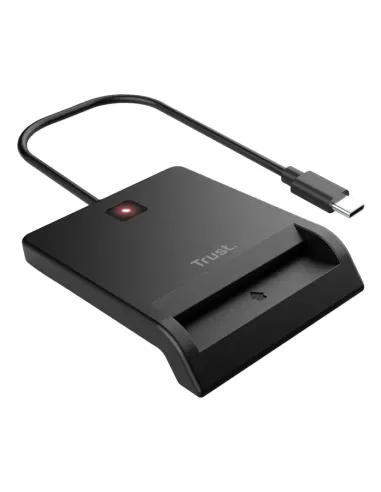 Trust 26253 lector de tarjeta inteligente Interior USB Tipo C Negro