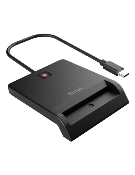 Trust 26253 lector de tarjeta inteligente Interior USB Tipo C Negro