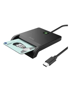Trust 26253 lector de tarjeta inteligente Interior USB Tipo C Negro 2