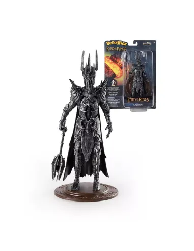 Figura the noble collection bendyfigs el señor de los anillos sauron