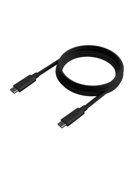 AISENS Cable USB 3.2 Gen1 5Gbps 4k@60Hz 3A 60W E-Marker, Tipo USB-C M-USB-C M, Negro, 4.0m