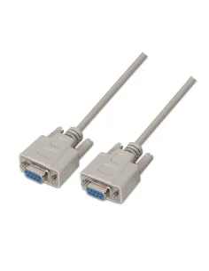 AISENS A112-0066 cable de serie Beige 1,8 m DB9
