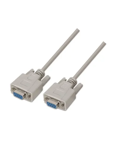 AISENS A112-0066 cable de serie Beige 1,8 m DB9