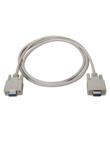 AISENS A112-0066 cable de serie Beige 1,8 m DB9