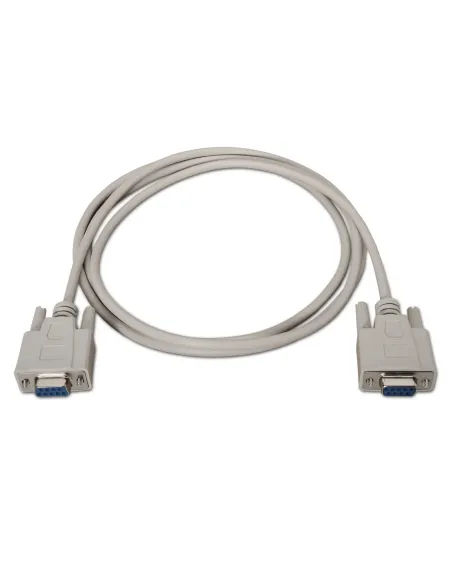 AISENS A112-0066 cable de serie Beige 1,8 m DB9