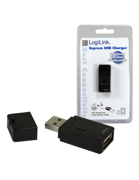 LogiLink AA0045 cargador de dispositivo móvil Universal Negro USB Interior