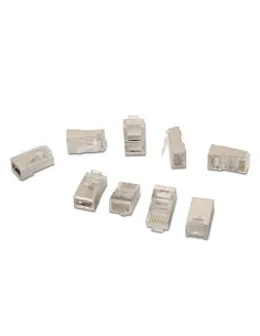 AISENS A139-0298 conector RJ-45 Acero inoxidable, Transparente 2