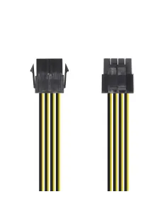 AISENS Cable Alimentación, 8pin H-4+4pin M, 30cm