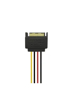 AISENS A131-0353 cable de SATA 0,2 m SATA de 15 pines 2 x SATA de 15 pines Negro, Rojo, Amarillo 2