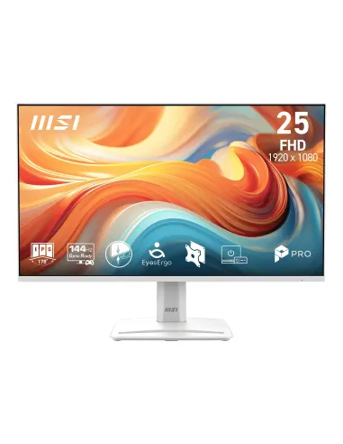 MSI Pro MP251W E14A pantalla para PC 62,2 cm (24.5") 1920 x 1080 Pixeles Full HD LED Blanco
