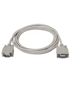 AISENS A112-0065 cable de serie Beige 1,8 m DB9 2