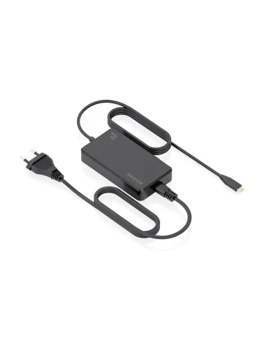 AISENS Cargador De Sobremesa GaN 45W PD3.0 1xUSB-C 1.8m, Negro