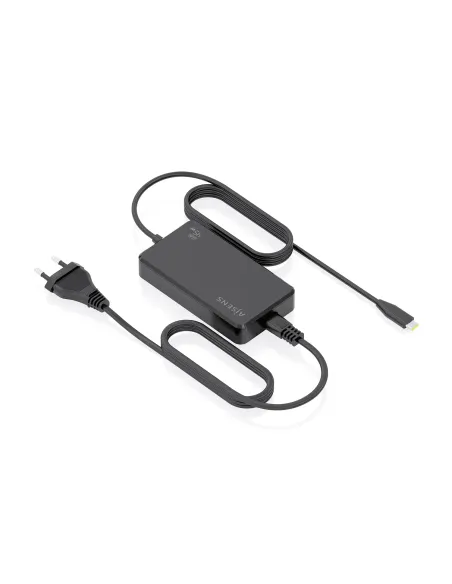 AISENS Cargador De Sobremesa GaN 45W PD3.0 1xUSB-C 1.8m, Negro