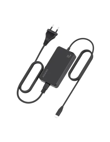 AISENS Cargador De Sobremesa GaN 45W PD3.0 1xUSB-C 1.8m, Negro