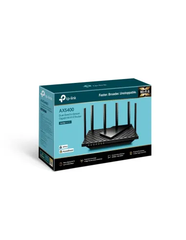 TP-Link Archer AX73 router inalámbrico Gigabit Ethernet Doble banda (2,4 GHz   5 GHz) Negro