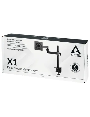 ARCTIC X1 109,2 cm (43") Escritorio Negro