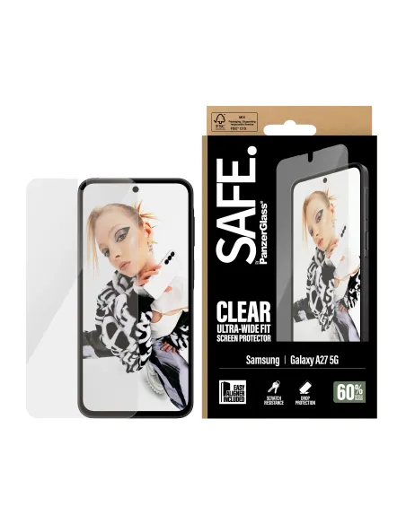 PanzerGlass SAFE. by ® Screen Protector Samsung Galaxy A27 5G | Ultra-Wide Fit w. EasyAligner Protector de pantalla 1 pieza(s)