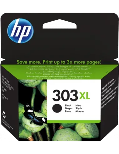 HP Cartucho de tinta Original HP 303XL negro de alta capacidad