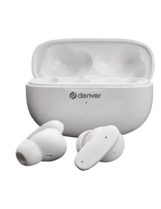 Auricular bluetooth denver twe - 49enc - blanco