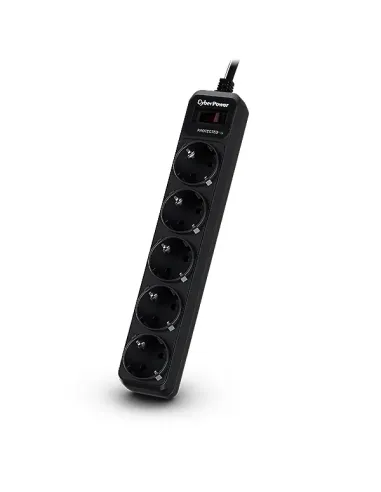 CyberPower B0520SC0-DE limitador de tensión Negro 5 salidas AC 200 - 250 V 1,8 m