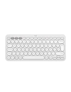 Teclado logitech pebble keys 2 k380s inalambrico blanco