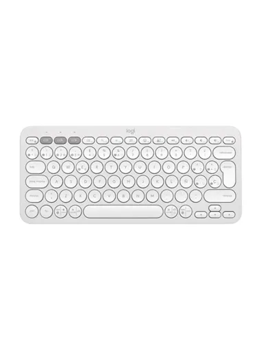 Teclado logitech pebble keys 2 k380s inalambrico blanco